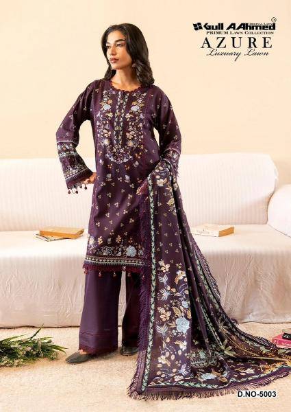 Gull aahmed azure vol- 5 pakistani suits wholesale market